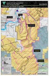 Thumbnail image of the Palisade Rim Special Recreation Management Area Map