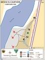 map showing layout of devils canyon campground near the deschutes river