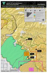 Thumbnail image of the North Desert Extensive Recreation Management Area: 21 Road to 27 1/4 Road Map