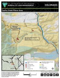 Thumbnail of the BLM CO RGFO Cache Creek Placer Area Map