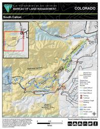 Thumbnail image of the BLM CO RGFO South Cañon Map