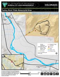 Thumbnail image of the BLM CO RGFO Turkey Rock Trials Motorcycle Area Map