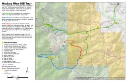 Map of Mackay Mine Hill Tour