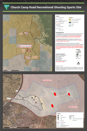 Thumbnail of map depicting the Church Camp Recreational Shooting Site