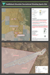 Thumbnail of map depicting the Saddleback Recreational Shooting Site