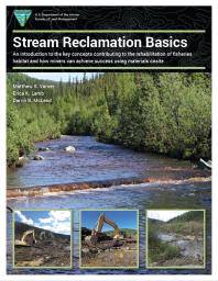 The cover of a brochure with an image of a stream. 