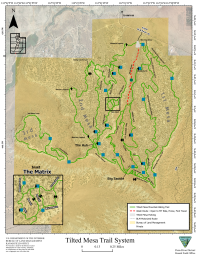 Georeferenced Tilted Mesa Map