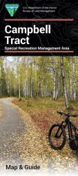 The cover for Campbell Tract's brochure. A woodland scene featuring a bike.