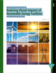 Cover of Best Management Practices for Reducing Visual Impacts of Renewable Energy Facilities on BLM-Administered Lands