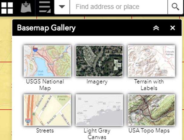 Screenshot of maps linked in a window.
