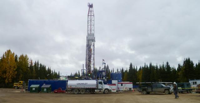 new gas well being drilled in our Swanson River Unit in the Kenai National Wildlife Refuge