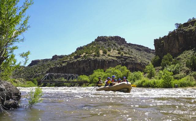 Boaters on the Rio Grande Wild and Scenic River