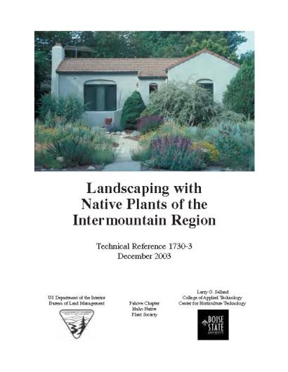 Landscaping with Native Plants of the Intermountain Region Cover