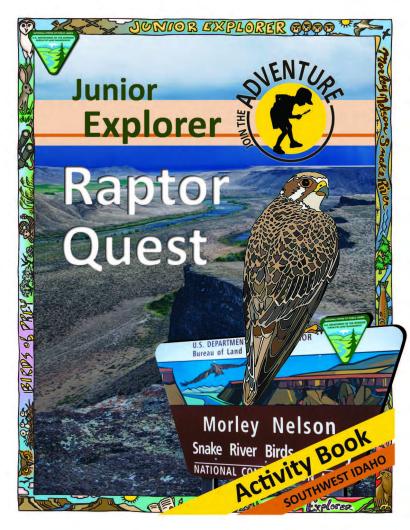 Raptor Quest Junior Explorer Activity Book Cover