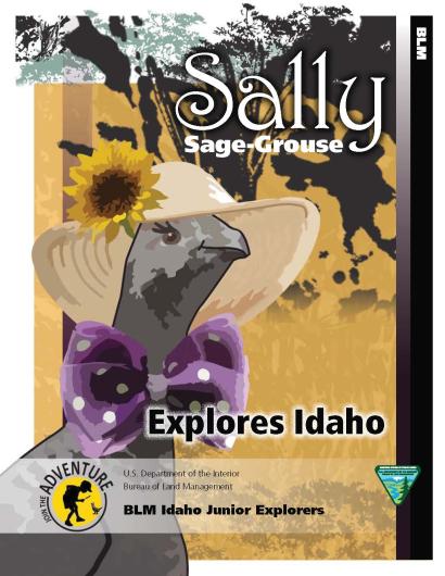 Sally Sage Grouse Explores Idaho Junior Explorer Activity Book Cover