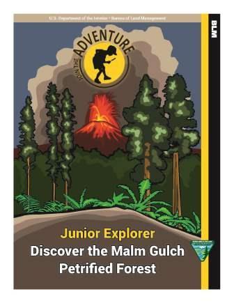 Malm Gulch Petrified Forest Junior Explorer Activity Book Cover