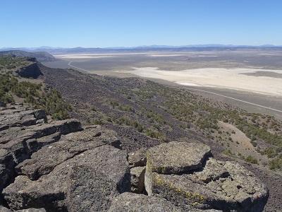 Volcanic  rim in the high desert.