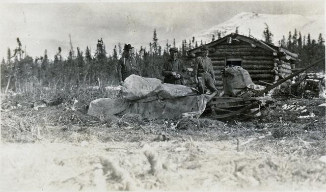 Cabin in wilderness