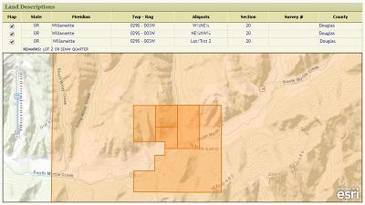 Map of Letitia Carson patent