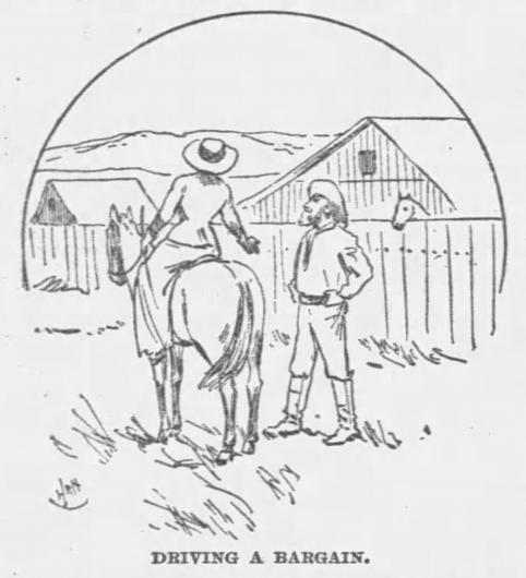 Driving a Bargain; Chicago Tribune 2/3/1892