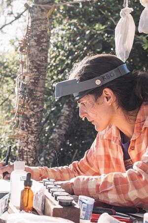 photo of a scientist from observatory working