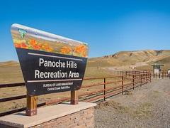 Panoche Hills Sign. Photo by Jesse Pluim, BLM