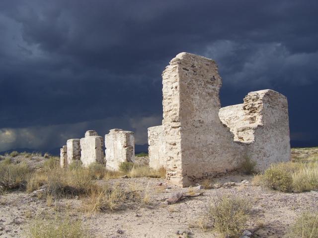 Officer's Quarters, Ruins at Fort Craig, present-day.