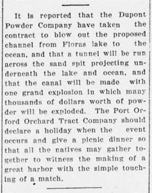 The Coos Bay Times, May 3, 1909, from http://oregonnews.uoregon.edu.