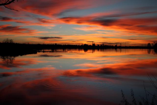 Sunset at Milner Historic Recreation Area