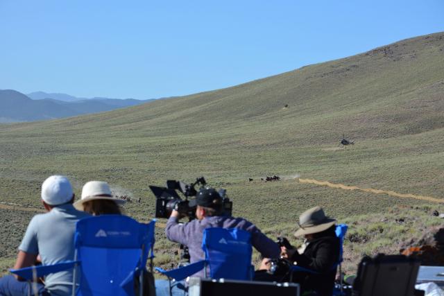 People watching a gather