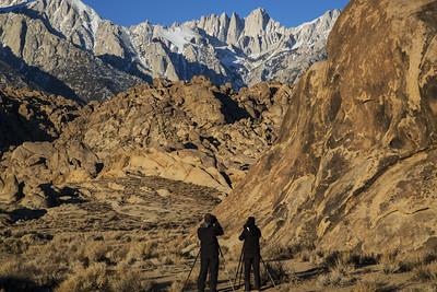 Photographer at Alabama Hills