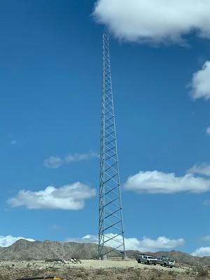 A communications Tower in the Desert