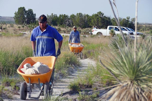 New Mexico Black River Erosion Control event for Public Lands Day