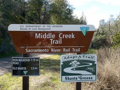 Sign for Sacramento Trail