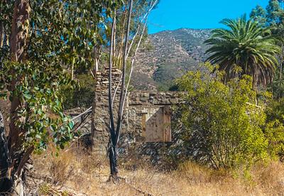 Abandoned stone house in the Otay Wilderness