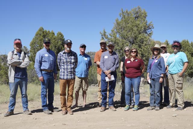A group shot of the SWD RAC and BLM staff