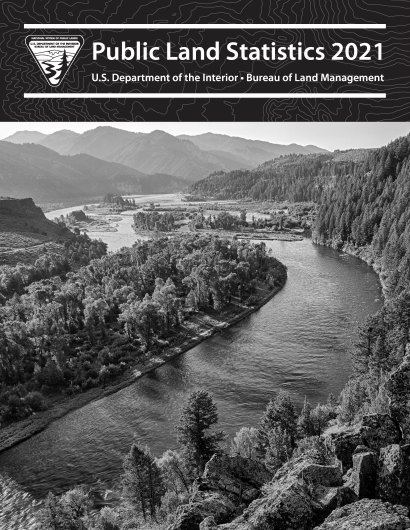 Cover of the 2021 Public Lands Statistics Report