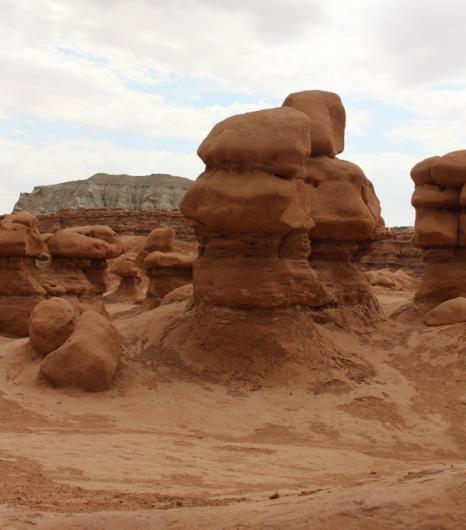 Formations that look like goblins in Goblin Valley
