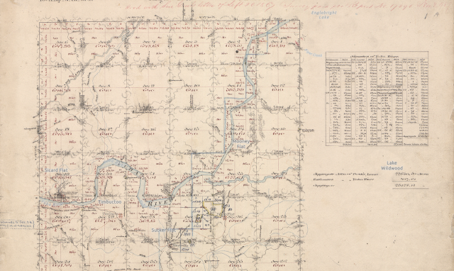 Timbuctoo, California Survey Plat