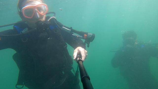 Two SCUBA divers