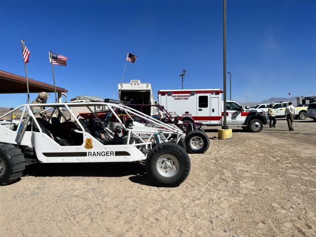 Ranger station in the desert