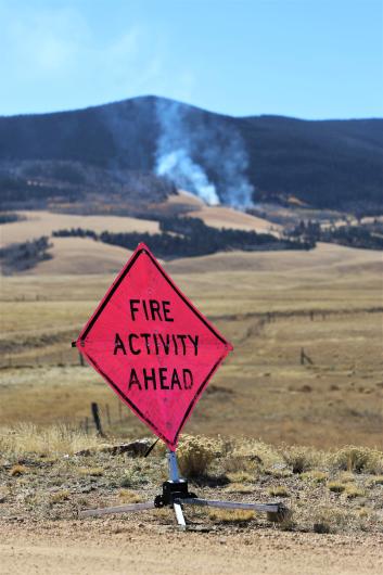 Every prescribed fire project issues multiple warnings and cautions to the public before beginning a burn. (Photo courtesy of the BLM)