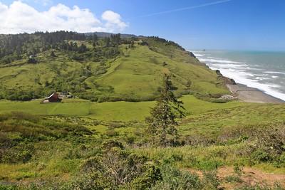 A rugged coast where the mountains meet the Pacific Ocean