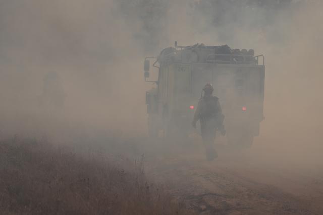 Well under way, the Deer Haven project was designed to help maintain a healthy ecosystem and prevent the spread of large-scale wildfires in the reagion. (Photo courtesy of the BLM)