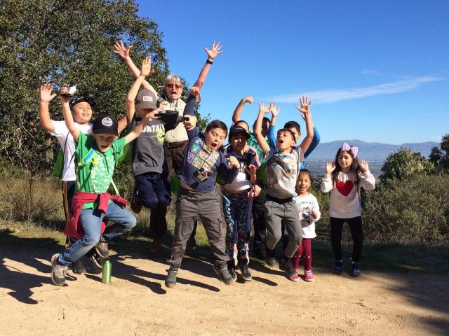 Saturday school hike. Third grade students and their families from the Alisal school district and Washington Union school district are offered a Saturday hike once a month. These hikes are an extension of the Junior Ranger program that is offered in school. 