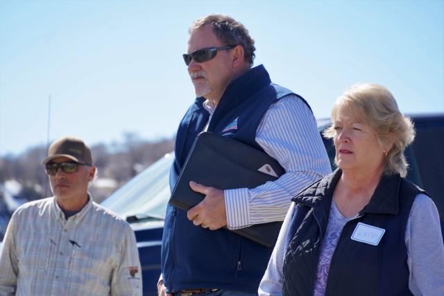 Three SWRAC members on a field trip.
