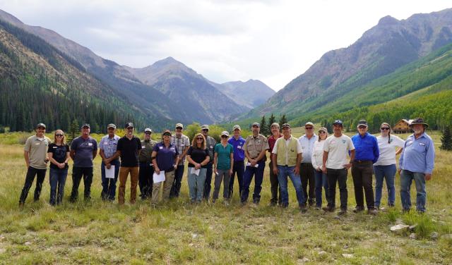 Members of the Southwest RAC attend a field trip.