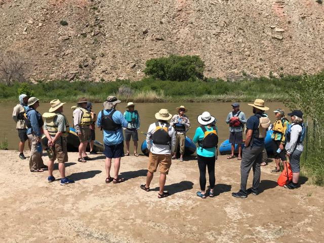 Members of the Southwest RAC at Cottonwood CG, GGNCA.