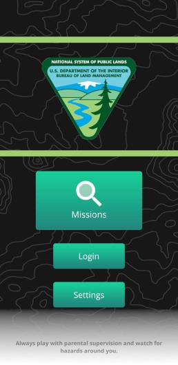 Agents of Discovery home screen shot