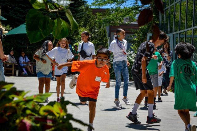 Youth at Earth Connections Camp 2023, Utah.